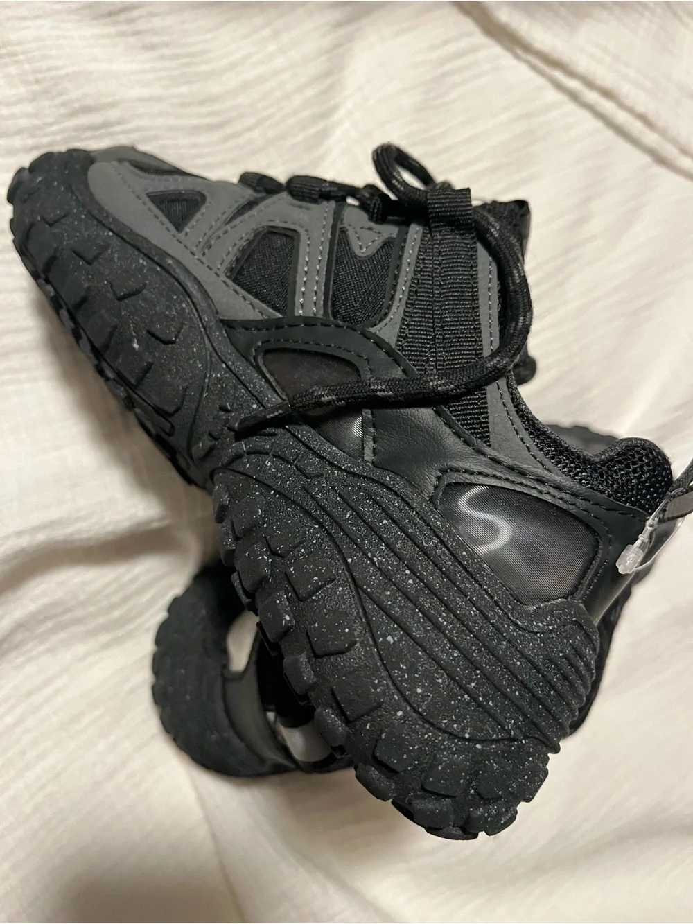 Zara Black and Gray Chunky Trail Sneakers